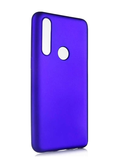 Noktaks - Oppo A31 Uyumlu - Kılıf Mat Soft Esnek Premier Silikon Kapak - T11945 - Saks Mavi Saks Mavi