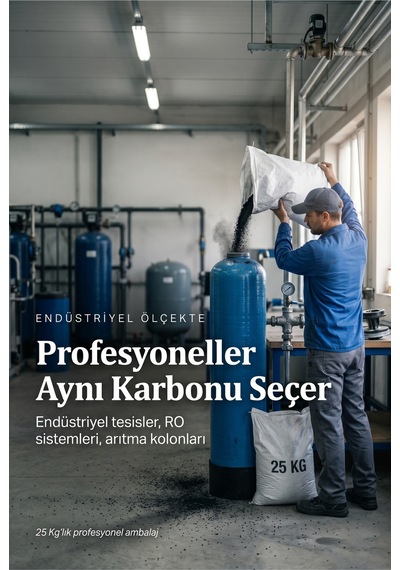 Aktif Karbon Bazlı Carbon 25 Kg