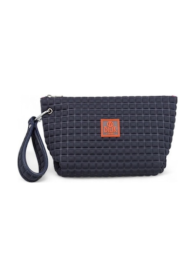 Bilik Deri Scuba Koyu Gri Kadın Portföy & Clutch Çanta Yeliz Gri