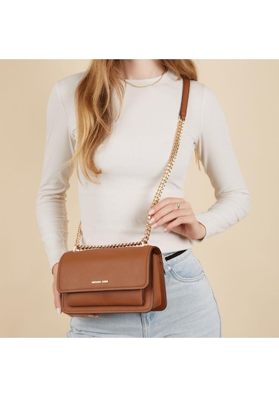 Michael Kors 30t4gc7l3t Claire Shoulder Bag Kahverengi