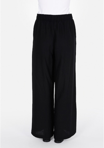 Colin's Colins Regular Fit Yüksel Bel Geniş Paça Kadın Siyah Pantolon Cl1074805 Q1.v1 Blk Siyah