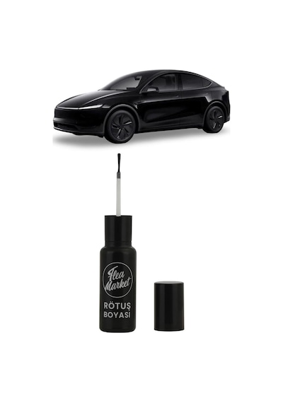 Ayrex Tesla Solid Black Pbsb Rötuş Boyası 25ml Fırçalı Şişe Set