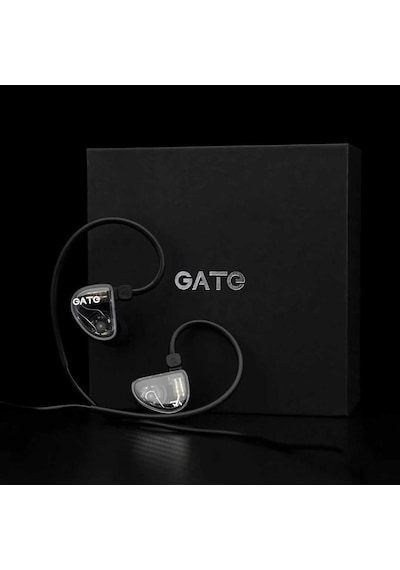 Gate In-ear Kablolu Mikrofonlu Monitör Kulaklık - Siyah
