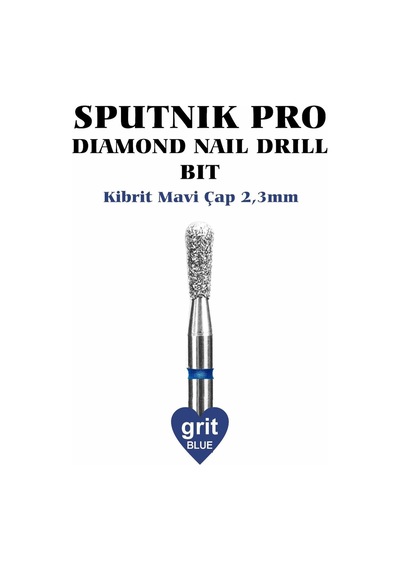 Elmas Kibrit Freze Mavi Çap 2,3mm