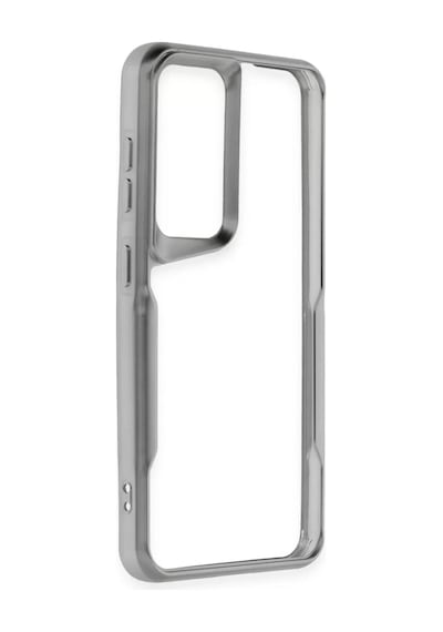 Newface Samsung Galaxy S24 Kılıf Boyi Silikon Kapak - Gümüş