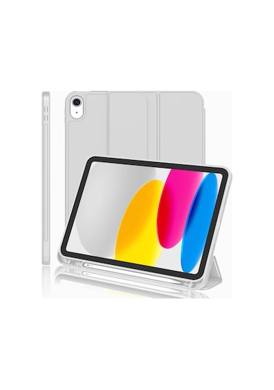 Apple Uyumlu iPad 11.nesil 2025 / 10.nesil 2022 Kalem Bölmeli Standlı Smart Kılıf Kapaklı Kılıf