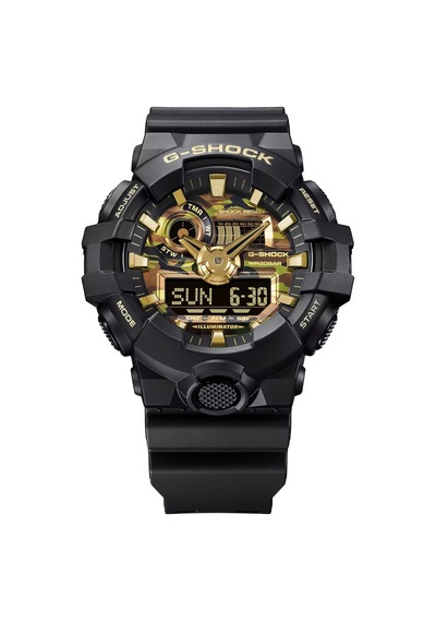 G-shock Analog-dijital Ga-700 Serisi 53.4 Mm Quartz Saat Ga-700cf Siyah