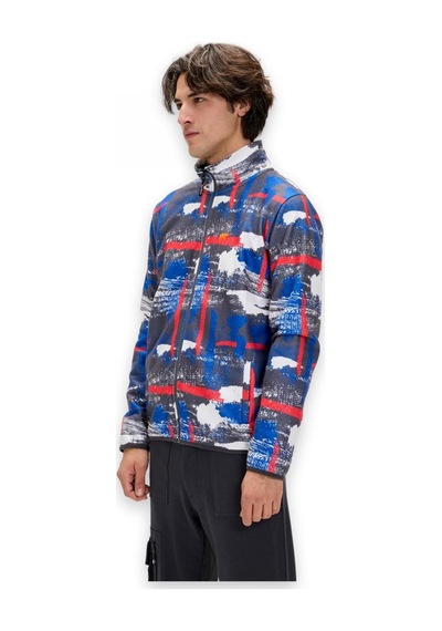 Bad Bear 24.02.21.001 Drew Full Zip Polar Mavi Erkek Ceket Mavi