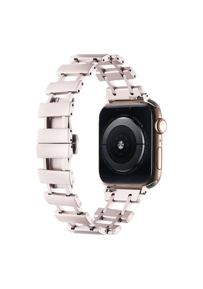 Apple Uyumlu  Watch 7 8 9 10 Serisi 45mm Kordon Merdiven Dizayn Metal Kordon 96