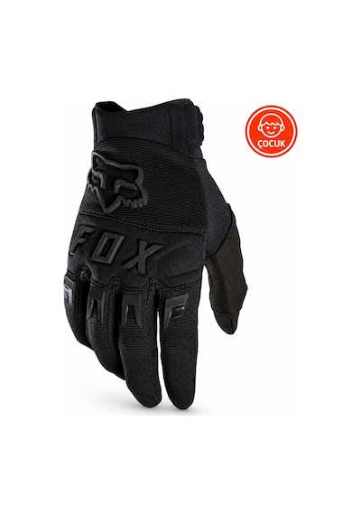 Fox Dirtpaw Çocuk Siyah Eldiven