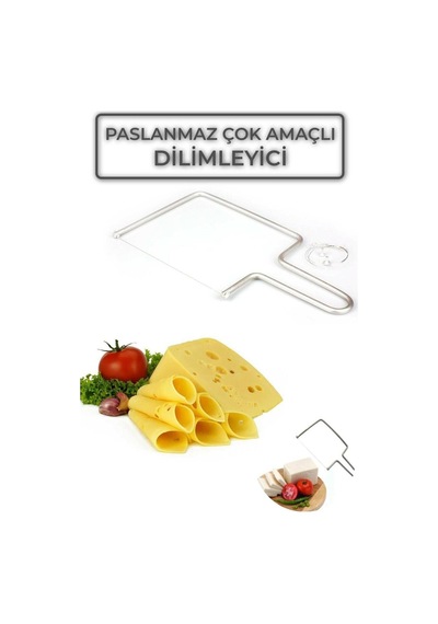 Peynir Kesme Teli Paslanmaz Peynir Dilimleyici Yedek Tel Hediyeli Dilimleyici Çelik Diğer