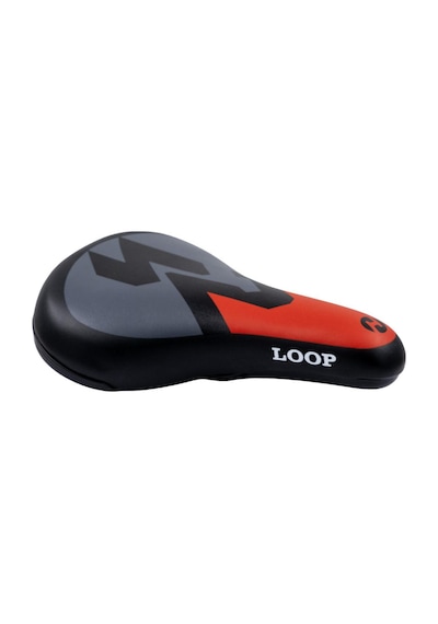 Loop Zy-9408-c Sele 245x154mm - 323gr Çocuk -mtb Bisiklet Selesi 24-26 Jant Uyumlu Siyah Kırmızı