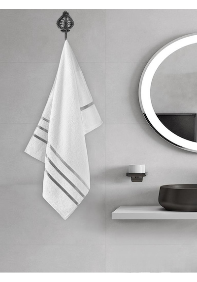 Banyo Havlu Seti 4 Lü Bale Beyaz