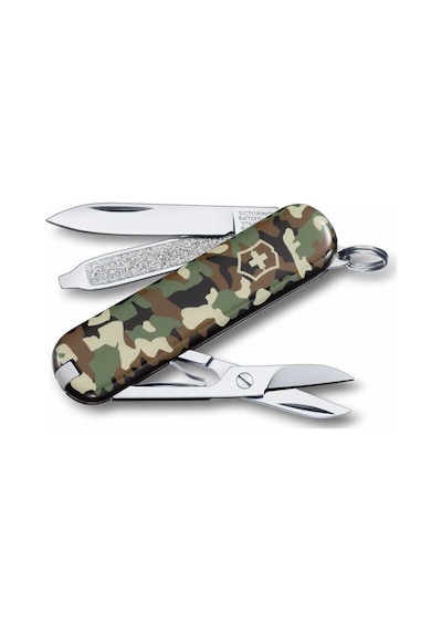 Victorinox 0.6223.94 Classic Kamuflajlı Kamp Çakı Çok Renkli