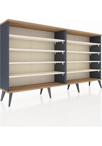 Arges Konsol 8 Raflı 176x30x99 Antrasit-çam/aytaşı Atlas Çam/aytası - Antrasıt Arges Konsol 8 Raflı 176x30x99 Antrasit-çam/aytaşı Atlas Çam/aytası - Antrasıt