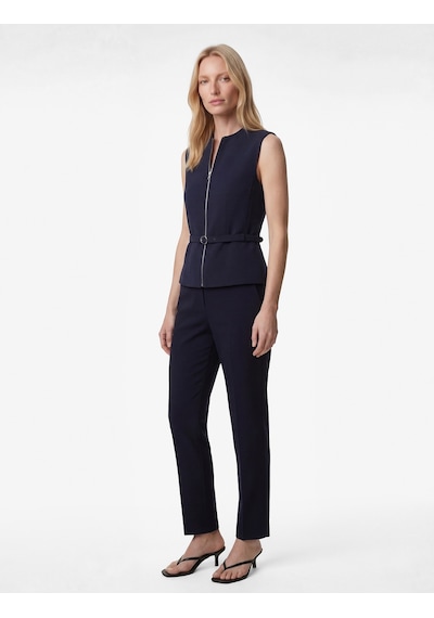 Koton Regular Fit Cep Detaylı Normal Bel Düz Paça Kumaş Pantolon Lacivert 6sak40098uw