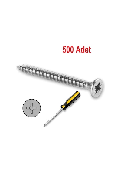 Sunta Vidası 6.0x150mm 50 Adet Diğer