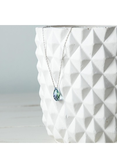 Madam Matmazel Swarovski Kristal Renkli Taşlı Gümüş Kadın Kolye,925 Ayar Gerçek Gümüş, Rodyum Kaplama Madam Matmazel Swarovski Kristal Renkli Taşlı Gümüş Kadın Kolye,925 Ayar Gerçek Gümüş, Rodyum Kaplama