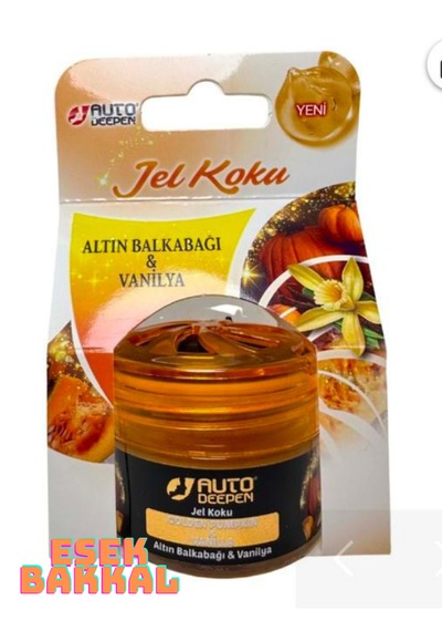 Altın Balkabağı & Vanilya Oto Jel Koku Oda Kokusu Araba Kokusu