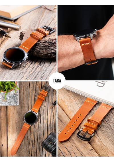 Huawei Watch Gt2 E Pro Gt3 Pro Gt4 Gt5 Gt6 Pro 46mm Ultimate 2 Uyumlu Deri Saat Kordonu 22mm