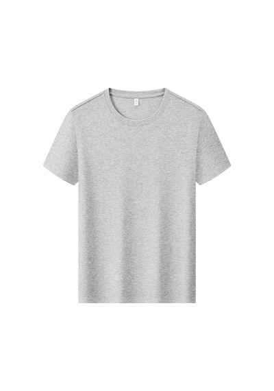 New Performance Premium Basic T-shirt 75.9% Pamuk 24.1% Polyester Desenli Gri