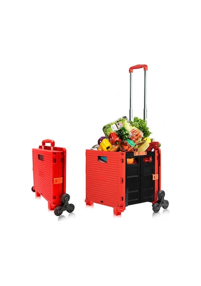 Merdiven Çıkan Alışveriş Koli Paket Taşıma Pazar Arabası 100kg