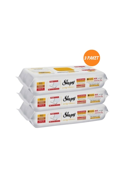 Easy Clean Arap Sabunu Katkılı Mopa Uyumlu Yer Temizlik Havlusu&mendili 3 50 150 Yaprak Diğer