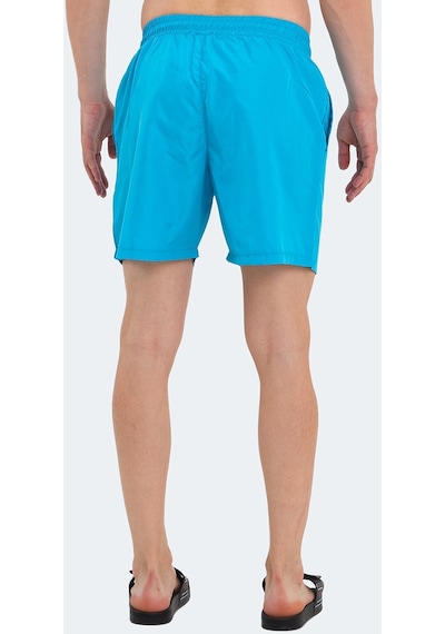 Slazenger RATING KTN Erkek Cepli Deniz Şortu Turkuaz Mayo