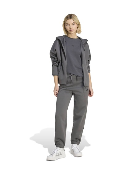 Adidas Z.n.e. Full-zip Kadın Gri Günlük Stil Eşofman Üstü Kf6331