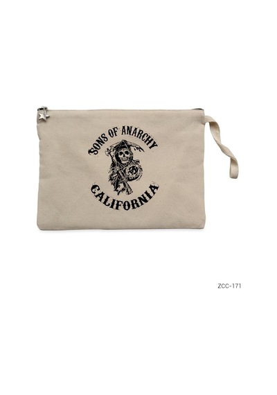Zepplin Giyim Sons Of Anarchy California Clutch Astarlı Cüzdan / El Çantası