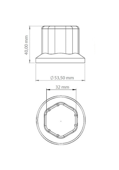 (20 ADET) 32MM KISA TİP BİJON KAPAĞI