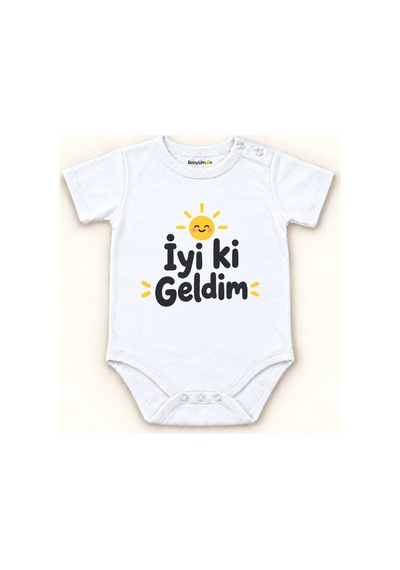 Babylimon İyi Ki Geldim Beyaz Kısa Kollu Çıtçıtlı Bebek Zıbını Beyaz - İyi Ki Geldim - 928161968 Beyaz - İyi Ki Geldim Babylimon İyi Ki Geldim Beyaz Kısa Kollu Çıtçıtlı Bebek Zıbını Beyaz - İyi Ki Geldim - 928161968 Beyaz - İyi Ki Geldim