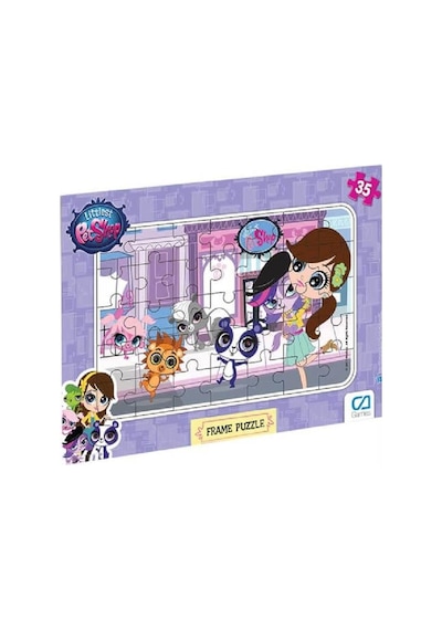 Yapboz- Ca.5018-19 Lıttlest Pet Shop Frame Puzzle 35-1-2