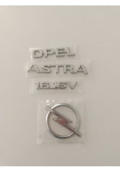 Opel Astra 1.616v Bagaj Yazısı Astra G Bagaj Arması 4lü Set