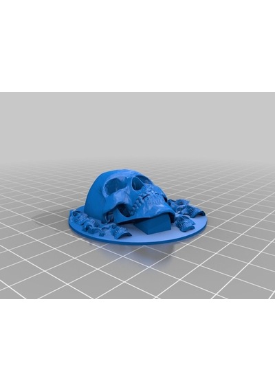 Undead Kafatası 56mm Vw Jant Göbek Kapağı