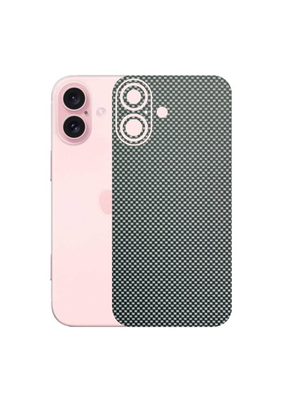 Kapps Iphone 16 İle Uyumlu Fiber Serisi Premium Arka Kapak Kaplama Kenarlar Yoktur 18791576