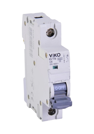 6vtb-1c06 Otomatik Sigorta 6ka C Tipi 1 Kutup 06a