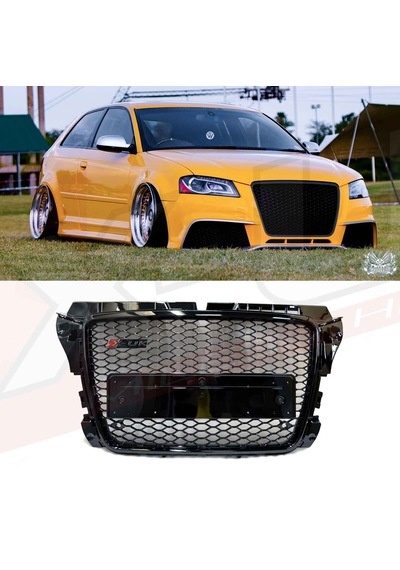 Audi A3 2010-8p Siyah 8p Rs3 Ön Panjur