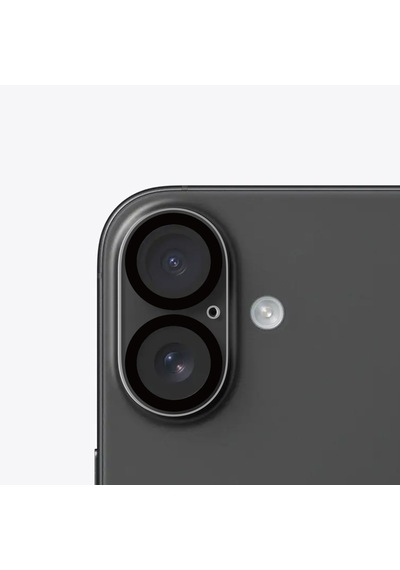Apple Uyumlu iPhone 16 / 16 Plus 3d Kamera Camı Lens Koruyucu Şeffaf Al3403