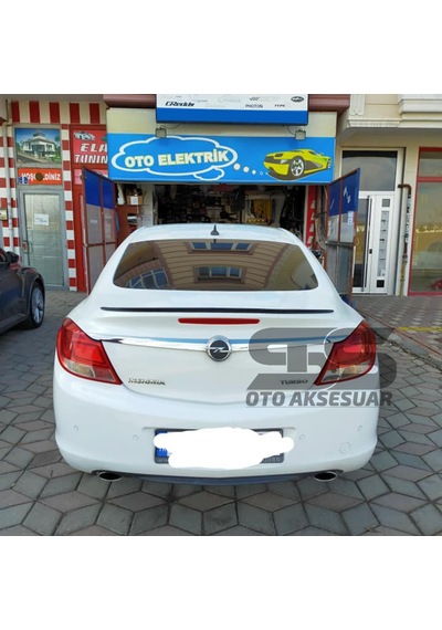 Sts Oto Aksesuar Opel Insignia Bagaj Üstü Spoiler Bagaj Çıtası Piano Black (Parlak Siyah)