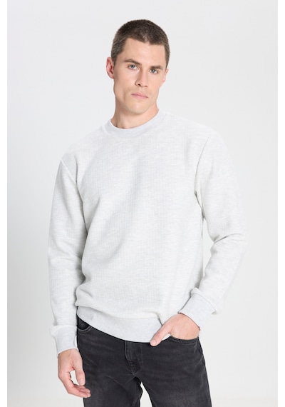 Wrangler Regular Fit Normal Kesim Bisiklet Yaka Gri Melanj Sweatshirt W242593036 Gri Melanj Wrangler Regular Fit Normal Kesim Bisiklet Yaka Gri Melanj Sweatshirt W242593036 Gri Melanj