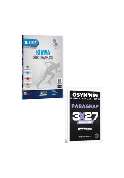 Hız Ve Renk 2027 9. Sınıf Kimya Hit Soru Bankası+ Evp Akademi Paragraf