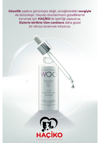 Woo Skin Expert Academy Göz Altı Torba Halka Morluk Karşıtı Karşıtı Serum 50 ML
