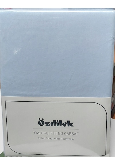 Özdilek Colourist Battal Çift Kişilik Çarşaf Seti 180x200 -marina Mavi