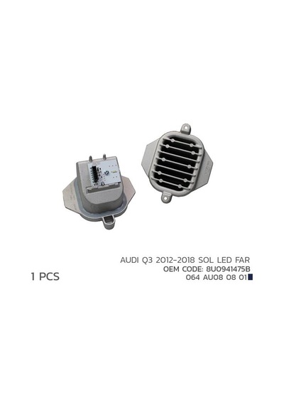 Audı Q3 2012-2018 Sol Led Far Modül 8u0941475b 8u0941475b