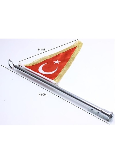 Oto Flama Bayrak Direği Tampona Takılan Bayrak Direği