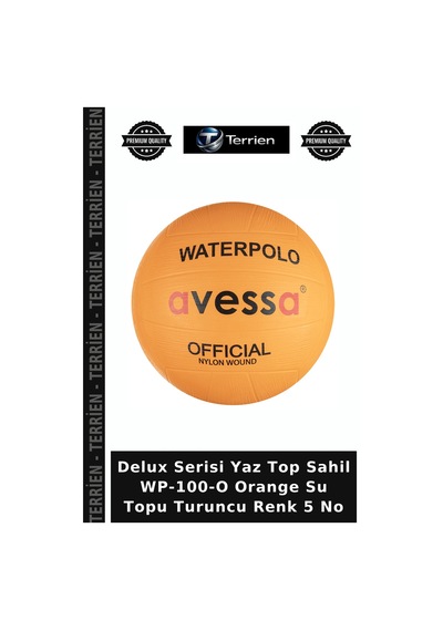 Delux Serisi Yaz Top Sahil Wp-100-o Orange Su Topu Turuncu Renk 5 No