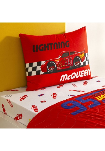 Taç Lisanslı Disney Cars Race Track Tek Kişilik Pamuk Complete Set 000000001000050003 Çok Renkli