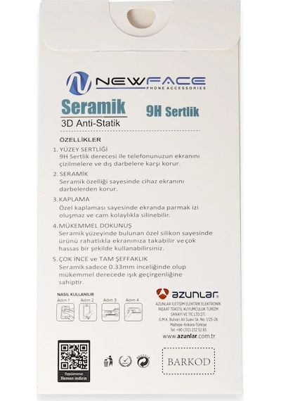 Newface Xiaomi Redmi Note 13 Pro 4g 3d Antistatik Seramik Nano Glblseme - 59 Ekran Koruyucu