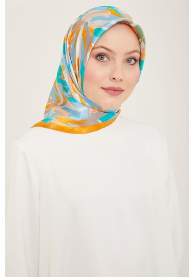 Armine Twill İpek Eşarp 24ya9140 51 - Desenli